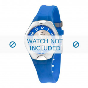 Calypso watch strap K5162-7 Rubber / plastic Blue