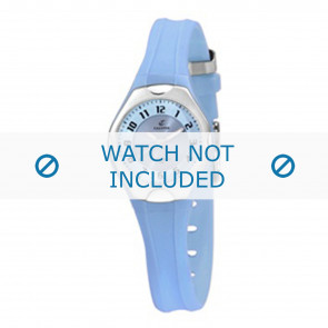 Calypso watch strap K5163-4 Rubber / plastic Light blue