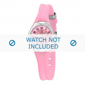 Watch strap Calypso K5163-5 Rubber Pink 10mm