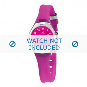 Calypso watch strap K5163-8 Rubber / plastic Pink