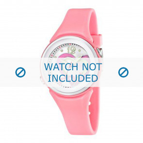 Calypso watch strap K5576-3 Rubber / plastic Pink