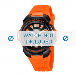Watch strap Calypso K5635-2 Rubber Orange 20mm