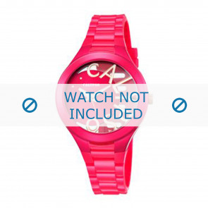Calypso watch strap K5678-5 Rubber / plastic Pink