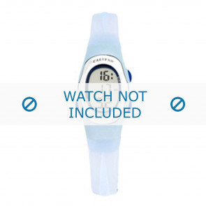 Watch strap Calypso K6018-6 Plastic Light blue 7mm