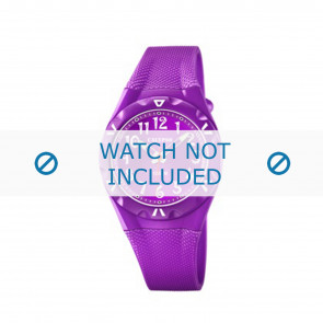 Calypso watch strap K6064-4 Rubber / plastic Purple