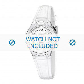 Watch strap Calypso K6067-1 Plastic White 7mm