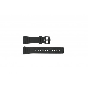 Casio watch strap DBC-32C-1BW Rubber Black 22mm 