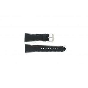 Casio watch strap EF-509L-1AVF Silicone Black 25mm 