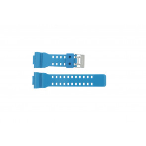 Casio watch strap GD-110-2W Rubber Turquoise 16mm 