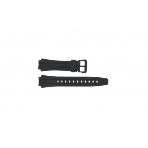 Casio watch strap AQ-160W-1BV Silicone Black 17mm 