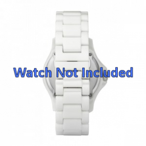 Fossil watch strap CE1010 Ceramics White 20mm