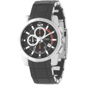Watch strap Fossil ch2499 Steel/Silicone Black 20mm