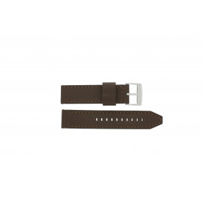 Watch strap Fossil CH2835 / CH2892 Leather Brown 22mm