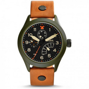 Fossil watch strap CH2955 Leather Cognac 22mm