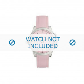 Watch strap Dolce & Gabbana DW0747 Silicone Pink 18mm