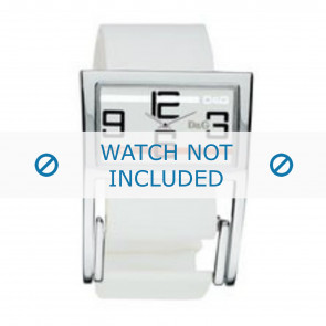 Watch strap Dolce & Gabbana 3719251192 Leather White 18mm