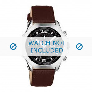 Dolce & Gabbana watch strap DW0104 Leather Brown