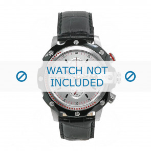 Watch strap Dolce & Gabbana DW0366 Leather Black 23mm