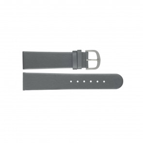 Danish Design watch strap ADDGR20 Leather Grey 20mm 