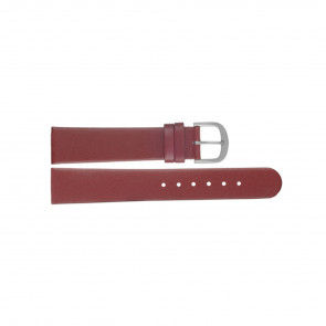 Danish Design watch strap ADDRD18 Leather Red 18mm 