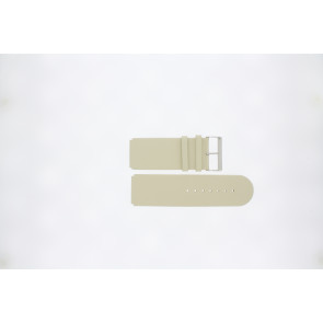 Jacques Lemans watch strap DC218 / BE Leather Beige 26mm