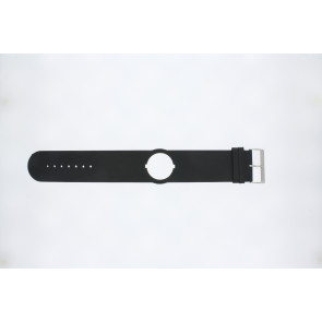 Jacques Lemans watch strap DC500 Leather Black