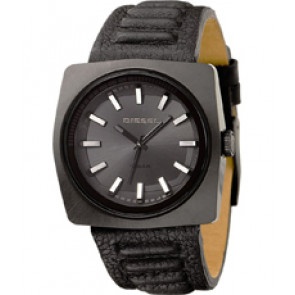 Watch strap Diesel DZ1300 Leather Black 28mm