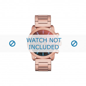 Diesel watch strap DZ5454 Metal Rosé 20mm