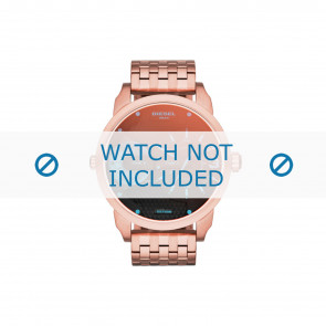 Diesel watch strap DZ7336 Metal Rosé 22mm