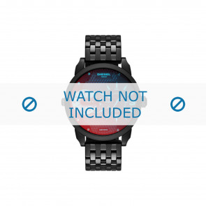 Watch strap Diesel DZ7340 Steel Black 22mm