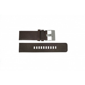 Watch strap Diesel DZ1467 / Screw+Springbar Leather Brown 24mm