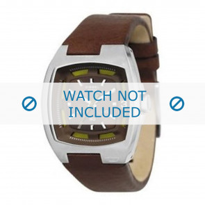 Watch strap Diesel DZ1101 Leather Brown 14mm