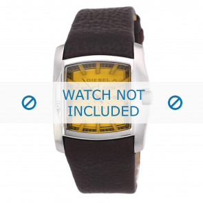 Watch strap Diesel DZ1180 Leather Brown 29mm