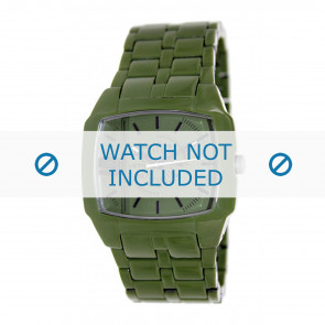 Watch strap Diesel DZ1550 Plastic Green 21mm
