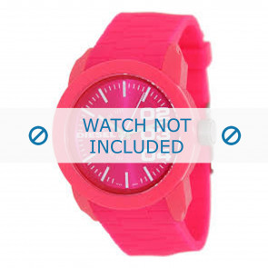 Diesel watch strap DZ1569  Silicone Pink 24mm
