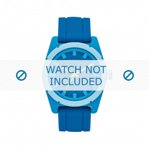 Watch strap Diesel DZ1592 Silicone Blue 24mm