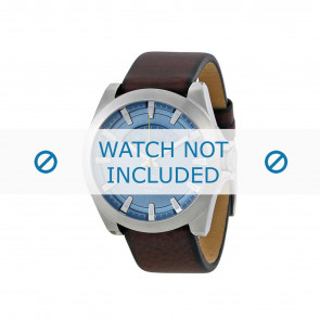 Diesel watch strap DZ1696 Leather Brown 20mm