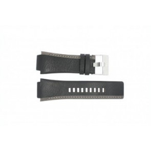 Diesel watch strap DZ-4083 Leather Black 22mm 