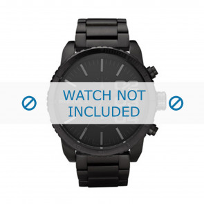 Diesel watch strap DZ4207 Metal Black 26mm