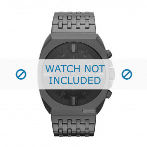 Diesel watch strap DZ4263 Metal Grey 28mm