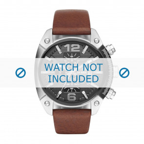 Watch strap Diesel DZ4381 / DZ1910 Leather Brown 24mm