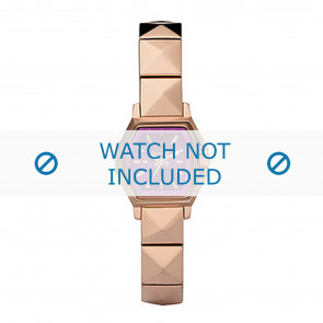 Diesel watch strap DZ5223 Stainless steel Rosé 8mm