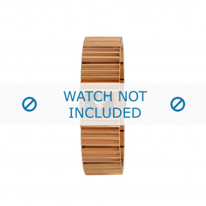 Diesel watch strap DZ5268 Stainless steel Rosé 20mm