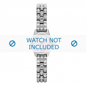 Diesel watch strap DZ5413 Stainless steel Silver 10mm