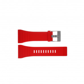 Watch strap Diesel DZ7198 Silicone Red 34mm