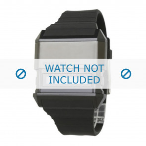 Diesel watch strap DZ7200 Silicone Black 30mm