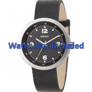 Watch strap DKNY NY2006 Leather Black 20mm