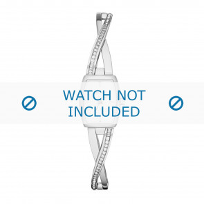DKNY watch strap NY2252 Metal Silver 6mm