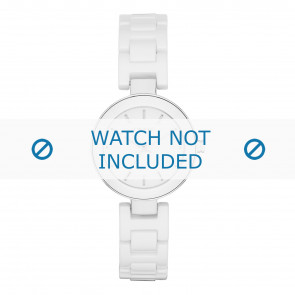 DKNY watch strap NY2354 Ceramics White 8mm