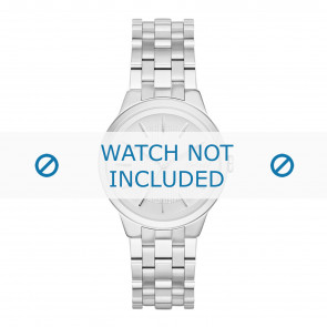 DKNY watch strap NY2381 Metal Silver 17mm